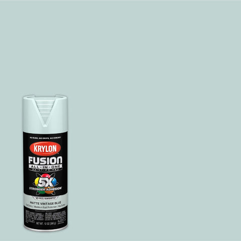 Krylon K02797007 Fusion All-In-One Spray Paint for Indoor/Outdoor Use, Matte Vin