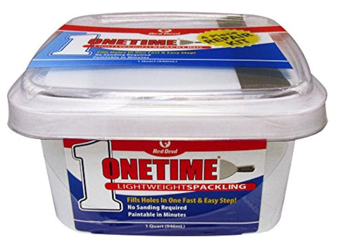 Red Devil 0544KT Onetime Wall Repair Kit, 1 Quart, 1-Pack, White