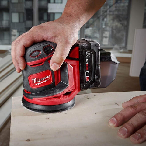 Milwaukee 2648-21 M18 Lithium ion Random Orbit Sander 5.0 Ah Battery Kit