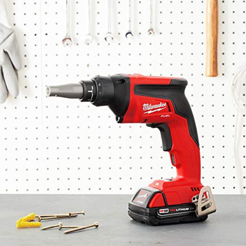 Milwaukee 2866-20 M18 Drywall FUEL Brushless Screw Gun 6.0 Ah Kit