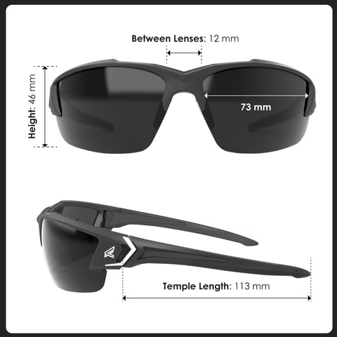 Edge SDK116VS-G2 Wrap-Around Anti-Fog / Vapor Shield Safety Glasses