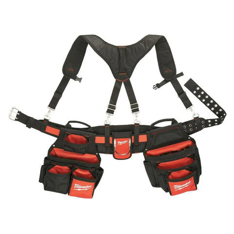 Milwaukee 48-22-8120 Contractor Work Belt with Suspension Rig Tool Belt System