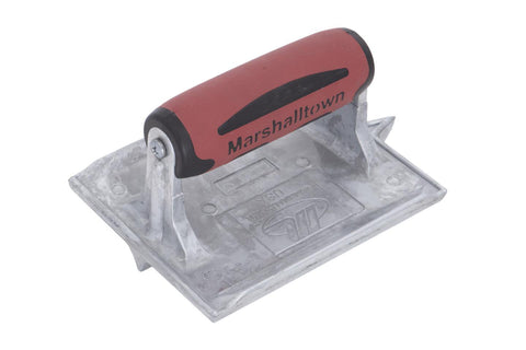 MARSHALLTOWN 865D Heavy-Duty Zinc Concrete Groover, 6 x 4 3/8 inch Blade, DuraSoft Handle, Concrete Tools Made in the USA