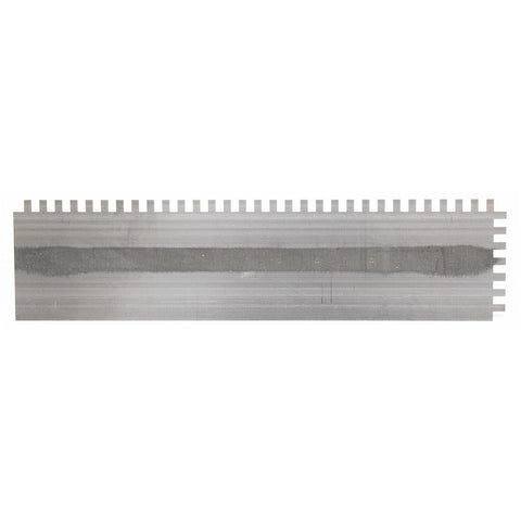 MARSHALLTOWN 709SD 1/4 x 3/8 x 1/4 Two-Sided Square Notched Trowel, USA Made 16x4 Inch Riveted Tiling Trowel