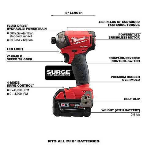 MILWAUKEE M18 FUEL 2-Tool Combo Kit (