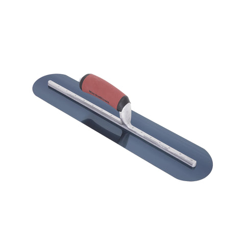Marshalltown MXS25BRD Fully Rounded Finishing Trowel 20 x 5 in Blue Steel Concrete Tool