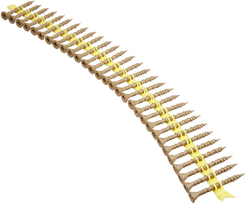 Simpson Strong Tie DSVT158S Tan #8 1-5/8" DSV Wood Screw with Quik Guard T-25...