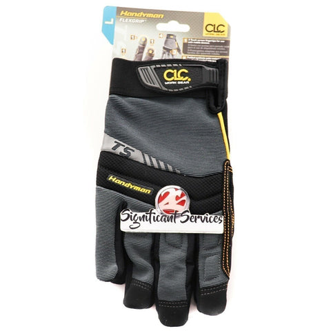 CLC 125L Handyman Flex Grip Work Gloves, Shrink Resistant, Improved Large