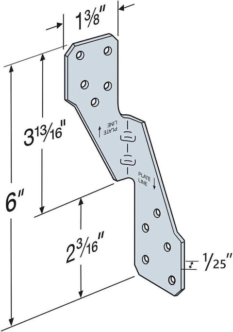 [Pack of 50] Strong-Tie H2.5A, HOT-DIP Galvanized Steel Heavy Duty Hurricane...