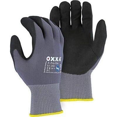 Majestic OXXA 51-290 Large Micro Foam Nitrile Palm Glove on Nylon Shell 12PK