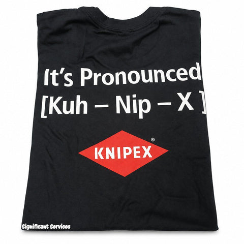 2-PK Knipex Logo Shirt XL, "It's Pronounced [Kuh - Nip -X]" Authentic Knipex Merch