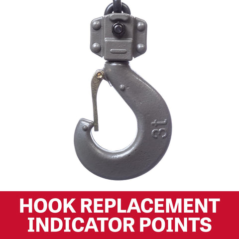 JET 287802 JLP-300A-15SH, 3 Ton Chain Hoist, 15' Lift, and Shipyard Hooks