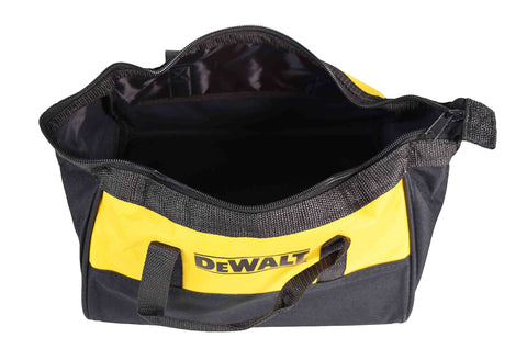 New Dewalt Heavy Duty Ballistic Nylon Tool Bag 15” w Runners & 3 outside Pockets