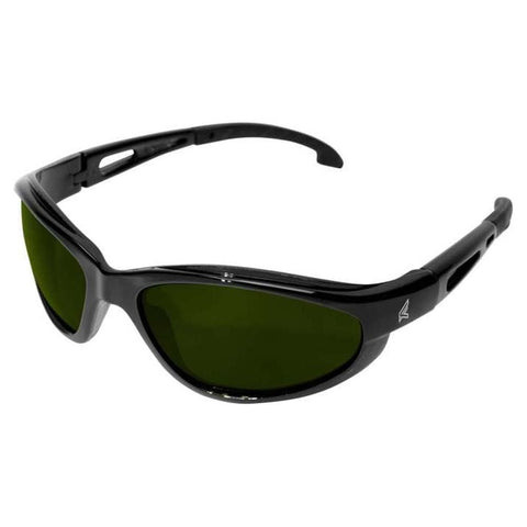 Edge SW11-IR5 Dakura Safety Glasses - Black Frame - Green IR5 Lens