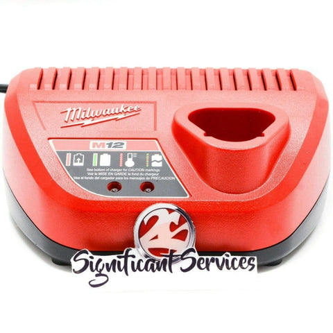 New Genuine Milwaukee 48-59-2401 M12 12V Lithium Ion Battery Charger 12 Volt 3pk