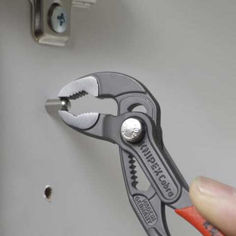 Knipex 87 01 125 Cobra Water Pump Pliers 5" in. Adjustable Non-Slip, Polished