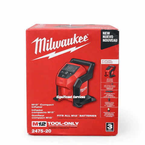 Milwaukee Electric Tools 2475-20 M12 COMPACT Inflator