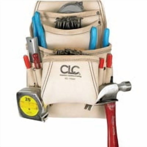 CLC Custom Leathercraft 179354 Carpenter's Nail and Tool Bag Reversed Top...
