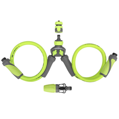 Flexzilla HFZGSK01 Marine Twin Outboard Flush Kit, 6-Piece 5/8 in. x 3/4 in.