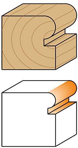 CMT 861.532.11 Corner Beading Bit, 1/2-Inch Shank, 1/8-Inch Radius,...