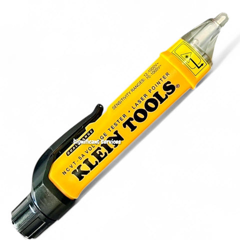 Klein Tools NCVT-5A Voltage Tester, Non-Contact Dual Range Voltage Tester Pen with Integrated Laser Pointer and Visual and Audible Alerts