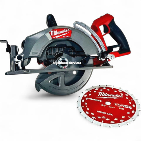 Milwaukee 2930-20 M18 FUEL 18V Li-Ion Cordless 7-1/4 in Rear Handle Circular Saw