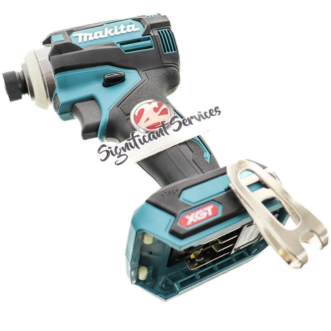 Makita GDT01 XGT 40V MAX Brushless Li-Ion 4‑Speed Impact Driver 2.5 Ah Batteries