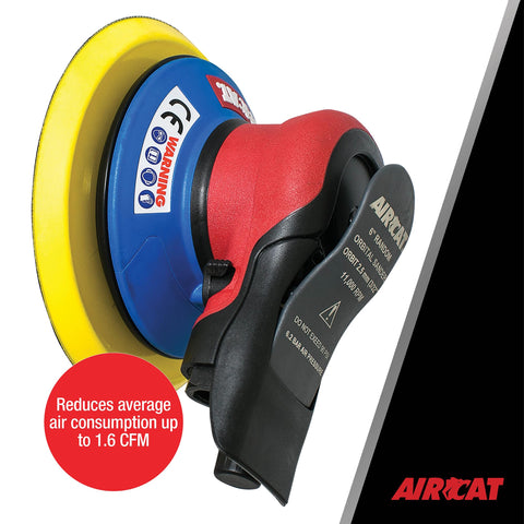 AIRCAT 6700-6-332 Orbital Palm Sander 3/32" Non-Vacuum Pneumatic Air Sander
