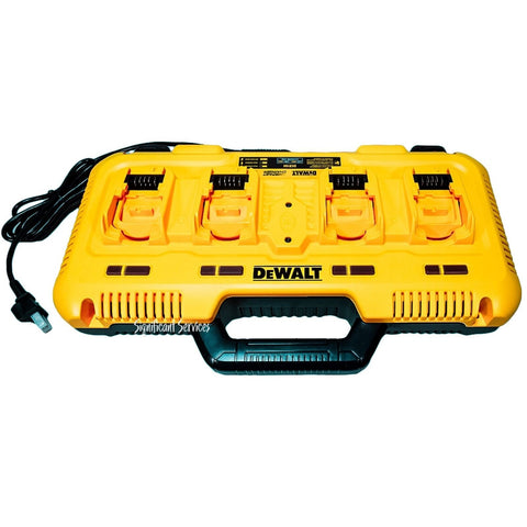 DeWALT DCB104 12V 20V MAX Simultaneous 4-Port Fast Battery Charger