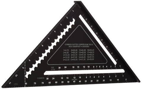 Johnson Level & Tool 1904-1200 Johnny Square Professional Easy-Read Aluminum