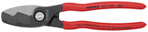 KNIPEX Tools 9511200 - Cable Shears, Twin Cutting Edge, 8 inches