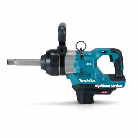 Makita GWT10Z 40V max XGT 4‑Speed High‑Torque 1" Sq. Drive D‑Handle Extended Anvil Impact Wrench w/ Friction Ring