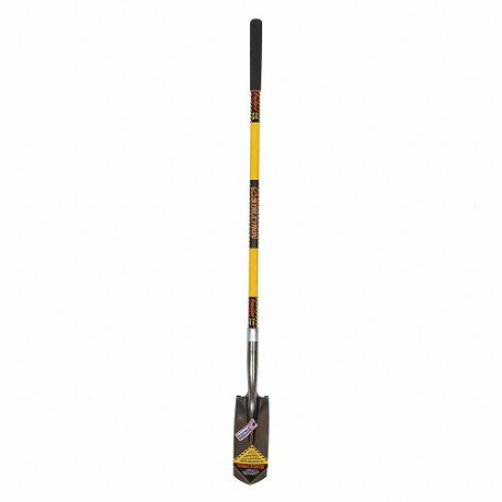 Seymour Midwest 89184 Trenching Shovel 4" 14 ga Steel Blade Fiberglass Long Handle