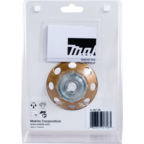 Makita A-96198 Double Row Anti-Vibration Diamond Cup Wheel, 4-1/2"