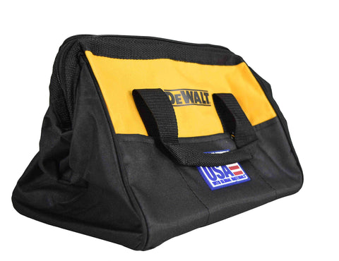 Dewalt Heavy Duty 12" x 9" Black/Yellow Power Tool Contractor Tool Bag