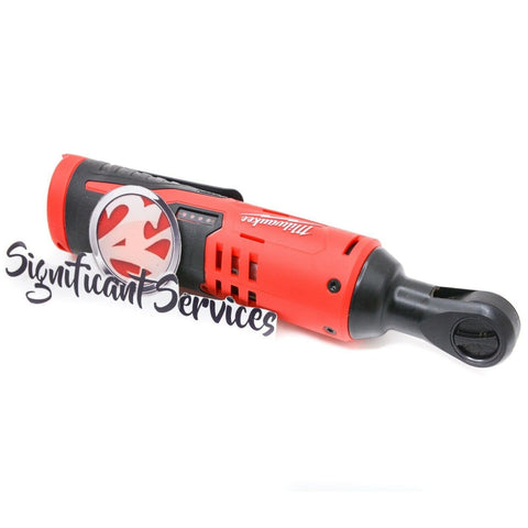 New Milwaukee 2457-20 M12 12V 3/8" Li-Ion Cordless Ratchet 4.0 AH Battery Kit