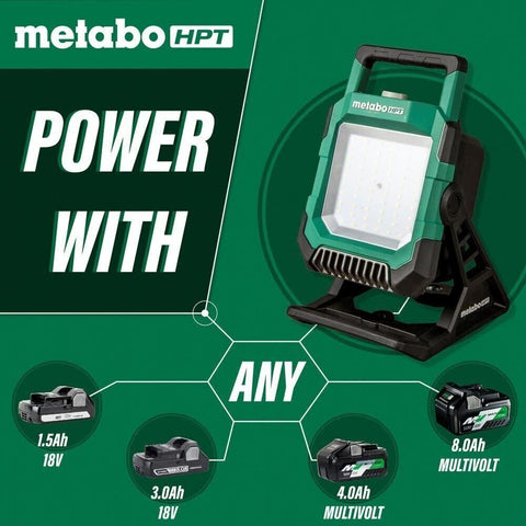 Metabo HPT 18V Work Light Cordless 4000 Lumen LED UB18DCQ4 BSL1820 Battery Pack