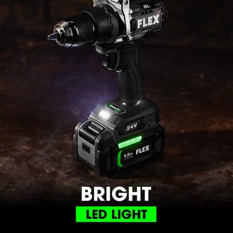 FLEX FX1171T-Z 24V Brushless Cordless 1/2" 2-Speed Drill Driver Turbo Mode New