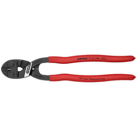 KNIPEX 7131250 CoBolt 10in Compact Bolt Cutter Notched Blade Hardened Steel