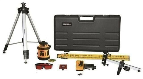 Johnson Level & Tool 40-6532 Self-Leveling Rotary Laser Kit, Red