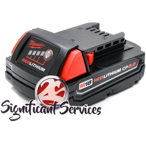 Milwaukee 48-59-1812 12V/18V Battery Charger and (2) 48-11-1820 18V 2.0Ah Batteries Combo Kit