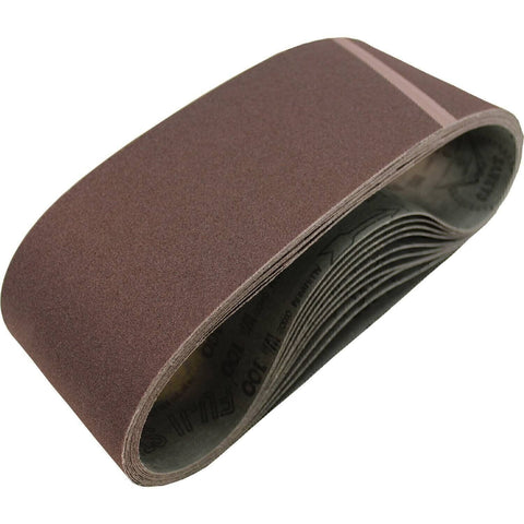 Makita 742322-9 4-Inch x 24-Inch Abrasive Sanding Belt, 80 Grit (10/Pk)