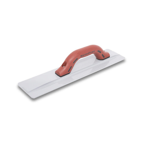 MARSHALLTOWN 738D The Hog" Magnesium Hand Float, 16 x 3 3/4 Inch Wide Blade Covers More Surface Area, DuraSoft Handle, Made in the USA