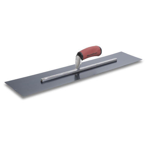 MARSHALLTOWN MXS244BD Blue Steel Finishing Trowel, 4 x 24 Inch, Made in The USA, Concrete, Masonry, Drywall and Plastering Tool