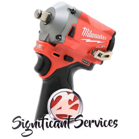 Milwaukee 2555-20 M12 FUEL Stubby Cordless 1/2" Impact Wrench 4.0 Ah Battery Kit