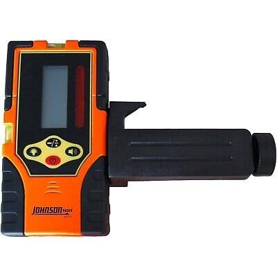 Johnson Level & Tool 40-6715 Two-Sided Laser Detector w/Clamp for Red Beam