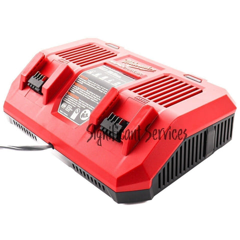 Milwaukee 48-59-1802 M18 18V Li-Ion Dual Bay Simultaneous Rapid Charger