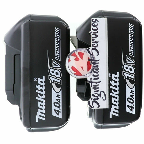 Makita DC18RD 18V Lithium-Ion Dual Port Rapid Optimum Charger 4.0 Ah Batteries