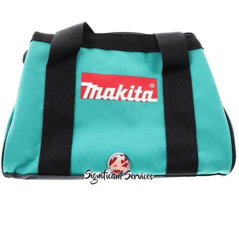 New Makita 12" Durable Heavy Duty Contractor Canvas Tool Bag Tote Drills Drivers