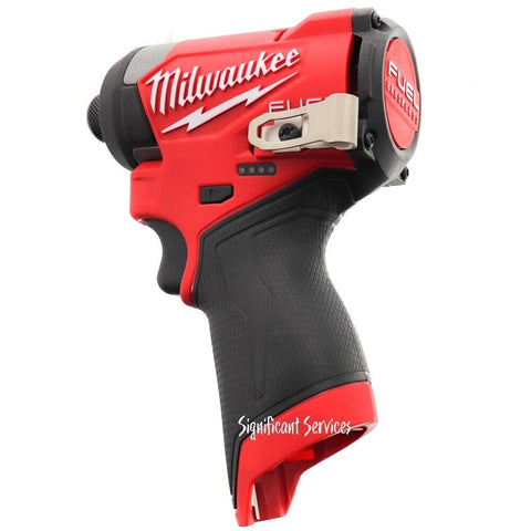 New Milwaukee 3453-20 M12 Fuel 1/4" Cordless Li-Ion Battery Hex Impact Driver
